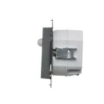 Simon 55 WMDO-SC3Kx1-116 Oprawa oświetleniowa LED 230 V z czujnikiem ruchu (1,23 W). Barwa ciepła biała 3000K; Grafitowy mat