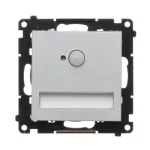 Simon 55 WMDO-SC3Kx1-143 Oprawa oświetleniowa LED 230 V z czujnikiem ruchu (1,23 W). Barwa ciepła biała 3000K; Aluminium mat