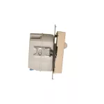 Simon 55 WMDO-SC3Kx1-144 Oprawa oświetleniowa LED 230 V z czujnikiem ruchu (1,23 W). Barwa ciepła biała 3000K; Szampański mat