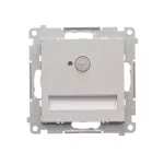 Simon 55 WMDO-SC3K14-1-114 Oprawa oświetleniowa LED 14 V z czujnikiem ruchu (0,64 W). Barwa ciepła biała 3000K; Jasnoszary mat !Wymagany zasilacz 14V