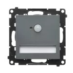 Simon 55 WMTO-SC4K14-1-116 Oprawa oświetleniowa LED 14 V z czujnikiem ruchu (0,62 W). Barwa neutralna 4000K; Grafitowy mat !Wymagany zasilacz 14V