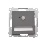 Simon 55 WMTO-SC4K14-1-116 Oprawa oświetleniowa LED 14 V z czujnikiem ruchu (0,62 W). Barwa neutralna 4000K; Grafitowy mat !Wymagany zasilacz 14V