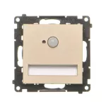 Simon 55 WMTO-SC5KS14-1-144 Oprawa oświetleniowa LED 14 V z czujnikiem ruchu (0,78 W). Barwa zimna biała 5700K; Szampański mat !Wymagany zasilacz 14V