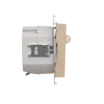 Simon 55 WMTO-SC5KS14-1-144 Oprawa oświetleniowa LED 14 V z czujnikiem ruchu (0,78 W). Barwa zimna biała 5700K; Szampański mat !Wymagany zasilacz 14V