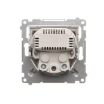 Simon 55 WMDW-001113-114 Gniazdo schuko z zintegrowaną ładowarką 2xUSB A (moduł), 2.1 A, 5 V DC, 230 V; Jasnoszary mat