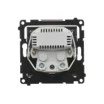 Simon 55 WMDW-001113-116 Gniazdo schuko z zintegrowaną ładowarką 2xUSB A (moduł), 2.1 A, 5 V DC, 230 V; Grafitowy mat