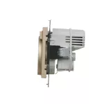 Simon 55 WMDW-001113-144 Gniazdo schuko z zintegrowaną ładowarką 2xUSB A (moduł), 2.1 A, 5 V DC, 230 V; Szampański mat