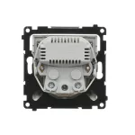 Simon 55 WMDW-001113-144 Gniazdo schuko z zintegrowaną ładowarką 2xUSB A (moduł), 2.1 A, 5 V DC, 230 V; Szampański mat