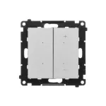 Simon 55 WMDS-004xL1-143 Ściemniacz do LED ściemnialnych, klawiszowy, 15-200 W, 230 V (moduł); Aluminium mat