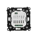 Simon 55 WMDS-004xL1-143 Ściemniacz do LED ściemnialnych, klawiszowy, 15-200 W, 230 V (moduł); Aluminium mat