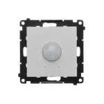 Simon 55 WMDR-001R10-114 Czujnik ruchu z przekaźnikiem 16 A, 230 V~ (moduł). Posiada tryby: AUTON, ON, OFF, SYMULACJA. W komplecie przesłony PCR/..; Jasnoszary mat