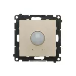 Simon 55 WMDR-001R10-144 Czujnik ruchu z przekaźnikiem 16 A, 230 V~ (moduł). Posiada tryby: AUTON, ON, OFF, SYMULACJA. W komplecie przesłony PCR/..; Szampański mat