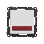 Simon 55 WMDS-030xxx-114 Sygnalizator świetlny LED – światło czerwone (moduł) 230 V~; Jasnoszary mat