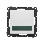 Simon 55 WMDS-040xxx-111 Sygnalizator świetlny LED – światło zielone (moduł) 230 V~; Biały mat