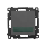 Simon 55 WMDS-040xxx-116 Sygnalizator świetlny LED – światło zielone (moduł) 230 V~; Grafitowy mat