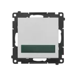 Simon 55 WMDS-040xxx-143 Sygnalizator świetlny LED – światło zielone (moduł) 230 V~; Aluminium mat