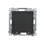 Simon 55 WMDL-TEW1-149 Łącznik elektroniczny pojedynczy z funcją przycisku lub łącznika czasowego, 16 A, 230 V (moduł); Czarny mat