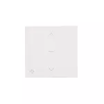 Simon 55 WMDL-K0x4xx-AB111 Klawisz pojedynczy do łącznika i przycisku roletowego: SZW1KM, SZP1KM; Antybakteryjny; Biały mat
