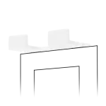 Simon 55 WMDL-TRLPXXX-111 Podstawka na telefon - pasuje do ramek Line; Biały mat