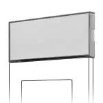 Simon 55 WMDL-TRLSDXX-000 Szyld opisowy duży; Transparentny jasny