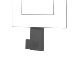 Simon 55 WMDL-TRLWXXX-116 Wieszak pojedynczy - pasuje do ramek Line; Grafitowy mat