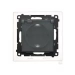Simon 55 WMDW-321102-116A Gniazdo Schuko do wersji IP44 z przesłonami z uszczelką ramki (moduł) 16 A, 250 V~, szybkozłącza. Klapka transparentna; Grafitowy mat