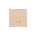 Simon 55 WMDL-K019L3-144 Klawisz pojedynczy z oczkiem z piktogramem krzyżowym do: SW7M; Szampański mat