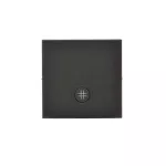 Simon 55 WMDL-K019L3-149 Klawisz pojedynczy z oczkiem z piktogramem krzyżowym do: SW7M; Czarny mat