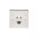 Simon 55 WMDL-K0X2LX-114 Klawisz pojedynczy z oczkiem z piktogramem "dzwonek" do: SP1M; Jasnoszary mat