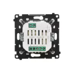 Simon 55 WMDR-18XXX1-114 Termostat programowalny z wyświetlaczem z wew/zewn czujnikiem temperatury, bez sondy (moduł) 16(2) A, 230V~; Jasnoszary mat