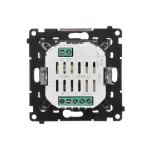 Simon 55 WMDR-18XXX1-116 Termostat programowalny z wyświetlaczem z wew/zewn czujnikiem temperatury, bez sondy (moduł) 16(2) A, 230V~; Grafitowy mat