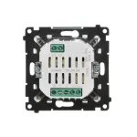 Simon 55 WMDR-18XXX1-144 Termostat programowalny z wyświetlaczem z wew/zewn czujnikiem temperatury, bez sondy (moduł) 16(2) A, 230V~; Szampański mat