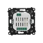 Simon 55 WMDR-18XXX1-149 Termostat programowalny z wyświetlaczem z wew/zewn czujnikiem temperatury, bez sondy (moduł) 16(2) A, 230V~; Czarny mat