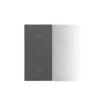 Simon 55 WMDL-K1225x-116 Klawisz połówkowy z piktogramem pojedynczej rolety do produktów; Grafitowy mat