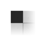 Simon 55 WMDL-K122XX-149 Klawisz 1/4 personalizowany z możliwością nadruku piktogramów; Czarny mat