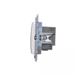 Simon 10 WC-EC2CAXXX-01-11x Ładowarka 2xUSB C+A (moduł), Σ3.1 A QUICK CHARGE, 5V DC, 230V; biały Koniec produkcji zamiennik: CEC2CAQ.01/11