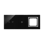 Simon 54 Touch WMDZ-01174S-074 Panel dotykowy S54 Touch, 3 moduły, 2 pola dotykowe poziome + 1pola dotykowe + 1 otwór na osprzęt S54, księżycowa lawa