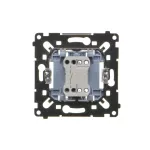 Simon 55 WMDL-010xxR-0xx Łącznik jednobiegunowy (mechanizm) 10AX, 250V~, szybkozłącza, czarna rama montażowa