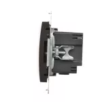 Simon 54 WMDZ-EC2CAQ-046 Ładowarka USB C+A (moduł), 30W, 230V; brąz mat