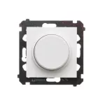 Simon 55 WMDS-005XS9L-111 Ściemniacz obrotowy do LED ściemnialnych 230 V (moduł) 2–200 W; Biały mat
