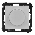 Simon 55 WMDS-005XS9L-143 Ściemniacz obrotowy do LED ściemnialnych 230 V (moduł) 2–200 W; Aluminium mat