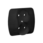 Simon Akord WMAW-40200X-Y012 Gniazdo wtyczkowe bez uziemienia podwójne, Σ16A, 250V~, zaciski śrubowe; czarny mat