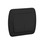 Simon Akord WMAL-451XXX-Y012 Łącznik świecznikowy z podświetleniem 10AX, 250V~, zaciski śrubowe; czarny mat