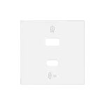 Simon 100 W100-10001296X-230 Pokrywa podwójnej ładowarki USB C+A dla ref. 10000296-039; biały mat
