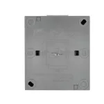 Simon Aquaclick WA-CW6XX-2X-X-18XX Łącznik schodowy natynkowy podwójny bez piktogramu, IP44, 10AX, 250V~, zaciski śrubowe; ciemnoszary