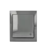 Simon Aquaclick WA-CW7XXXX-XX-18XX Łącznik krzyżowy natynkowy, IP44, 10AX, 250V~, zaciski śrubowe; ciemnoszary