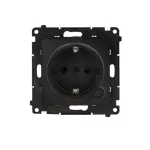 Simon 55 GO WMDS-TEGSZ1W-149 Gniazdo schuko Wi-Fi z przyciskiem i wbudowanym pomiarem energii, sterowany smartfonem – SOCKET 1x16 A, 230 V, (moduł); Czarny mat