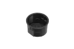 Puszka podtynkowa PK60 LUX, płytka 40mm, fi63, bez wkrętów, czarna, IP30
