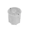 Puszka podtynkowa PK60, głęboka 63mm, fi62, z wkrętami, biała, IP30