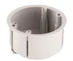 Puszka do pustych ścian KUP68, płytka 46mm, fi72, z wkrętami, szara, IP30